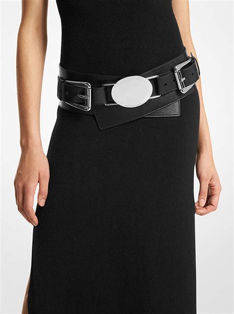 Gloria Leather Belt .